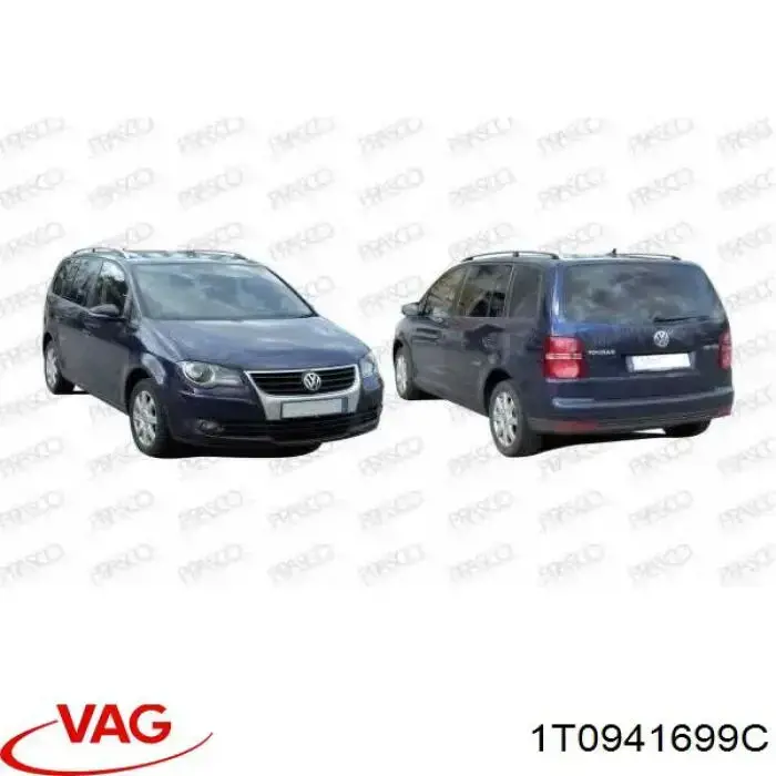 Do koszyka 1T0941699C VAG Lampa przeciwmgielna lewa