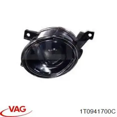 Lampa przeciwmgielna prawa VAG 1T0941700C cena, od 48,93 USD
