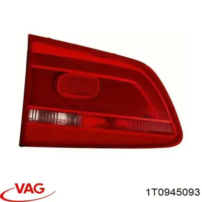 Do koszyka 1T0945093 VAG Lampa zespolona tylna lewa wewnętrzna