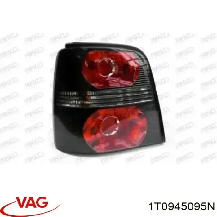 Lampa zespolona tylna lewa VAG 1T0945095N cena, od 106,50 USD