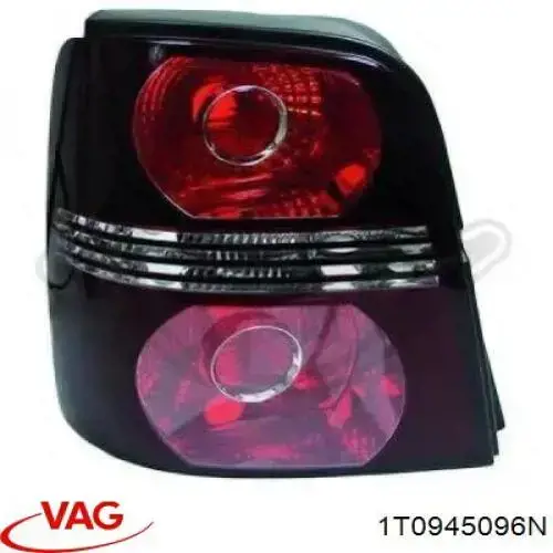 Lampa zespolona tylna prawa VAG 1T0945096N cena, od 109,78 USD