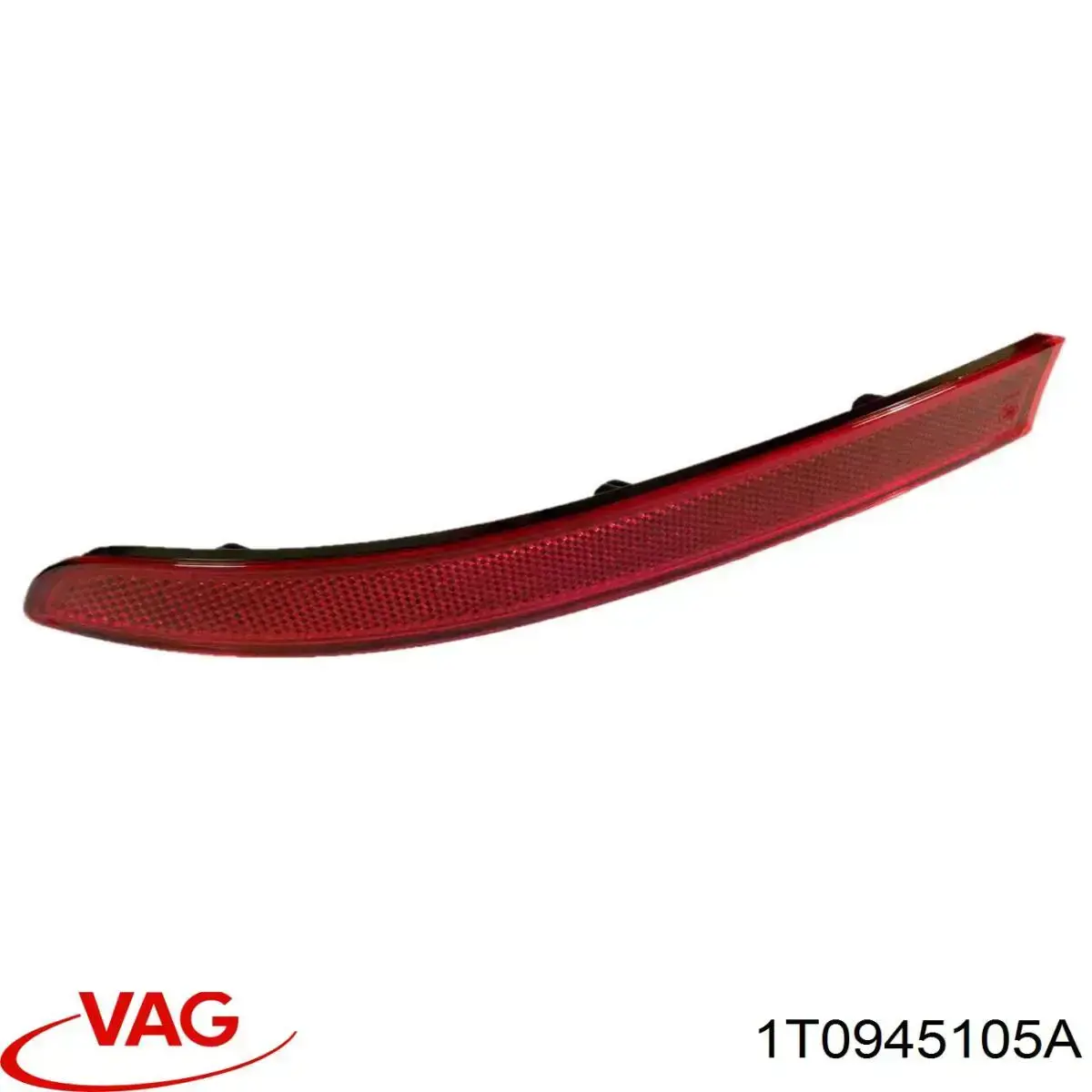 1T0945105A VAG Lampa odblaskowa zderzaka tylnego lewa