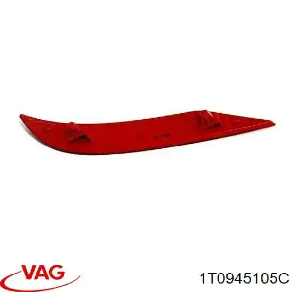 3945061 Autotechteile Lampa odblaskowa zderzaka tylnego lewa