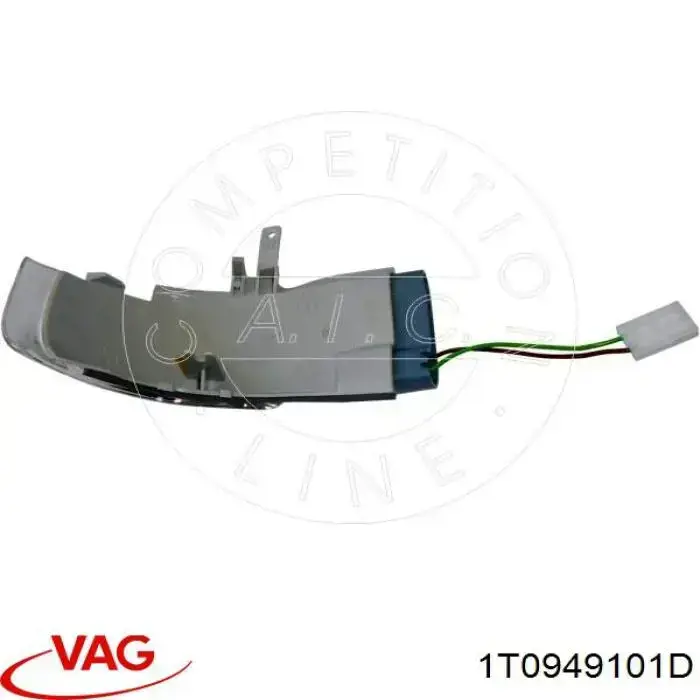 Kierunkowskaz lusterka lewy VAG 1T0949101D cena, od 30,75 USD