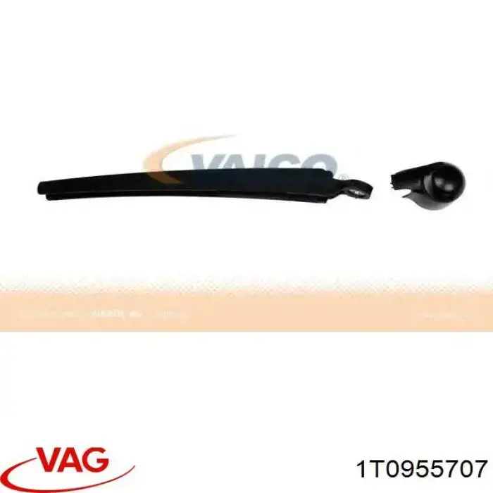 Ramię wycieraczki szyby tylnej VAG 1T0955707 cena, od 44,69 USD