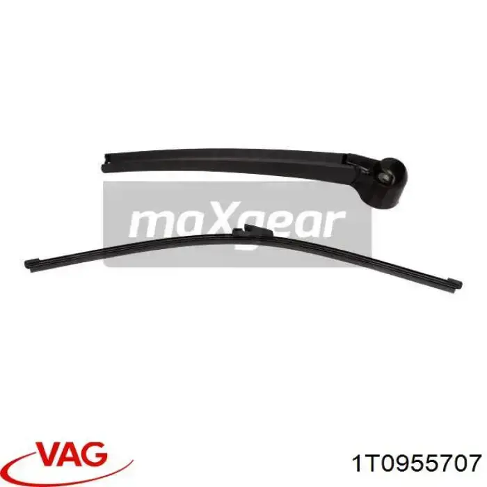 Ramię wycieraczki szyby tylnej 1T0955707 VAG