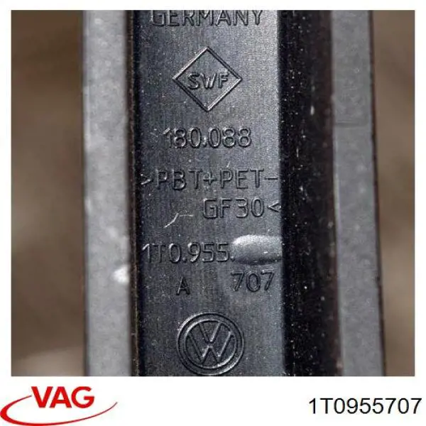 Ramię wycieraczki szyby tylnej VAG 1T0955707 cena, od 44,69 USD