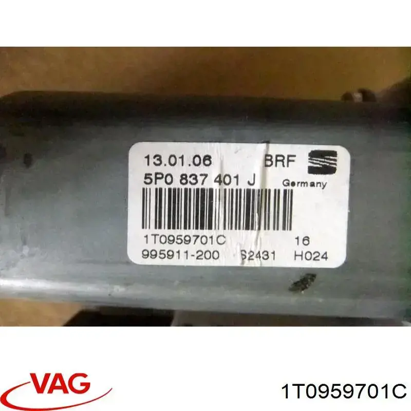 Silniczek podnośnika szyby drzwi przednich lewych VAG 1T0959701C cena, od 42,56 USD