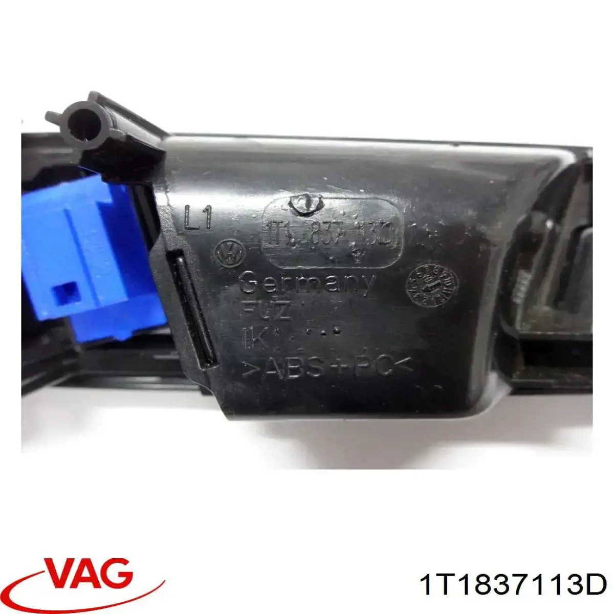1T1837113D VAG Klamka drzwi przednich wewnętrzna lewa