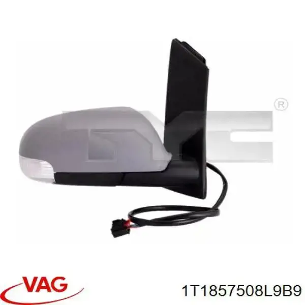Lusterko wsteczne prawe VAG 1T1857508L9B9 cena, od 107,97 USD