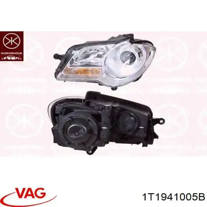 Do koszyka 1T1941005B VAG Reflektor lewy