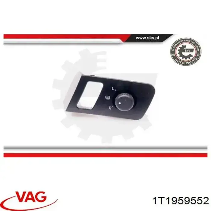 Sterownik lusterek bocznych, na drzwi VAG 1T1959552 cena, od 18,34 USD