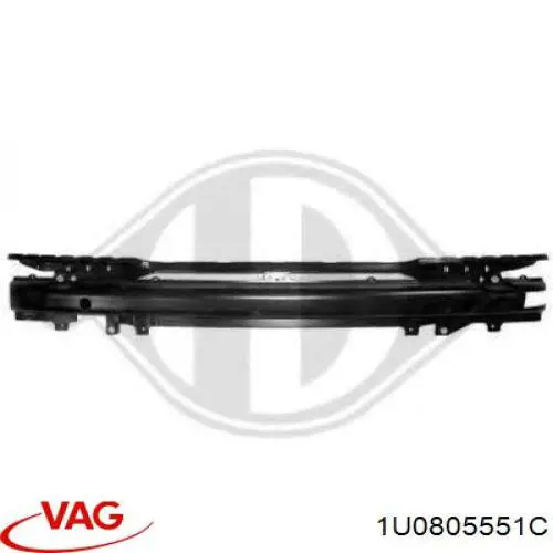 Wzmocnienie zderzaka przedniego VAG 1U0805551C cena, od 79,12 USD
