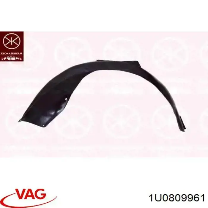 Nadkole błotnika przedniego lewe VAG 1U0809961 cena, od 20,34 USD