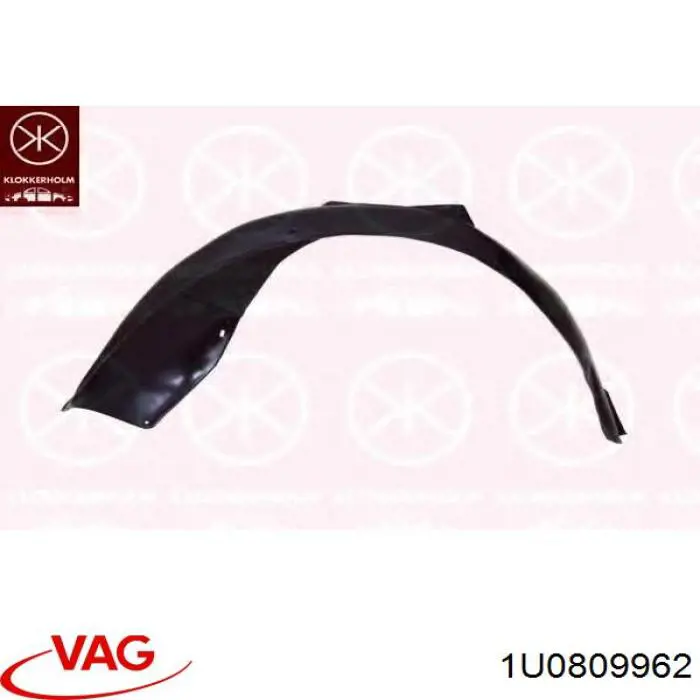 Nadkole błotnika przedniego prawe VAG 1U0809962 cena, od 14,95 USD