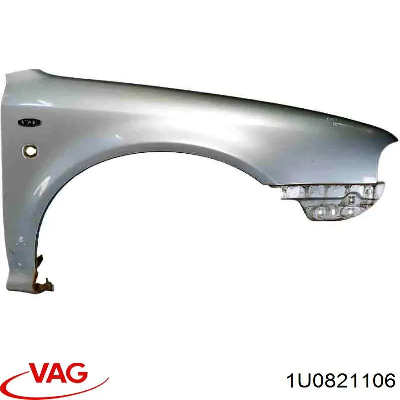 1U0821106 VAG Błotnik przedni prawy