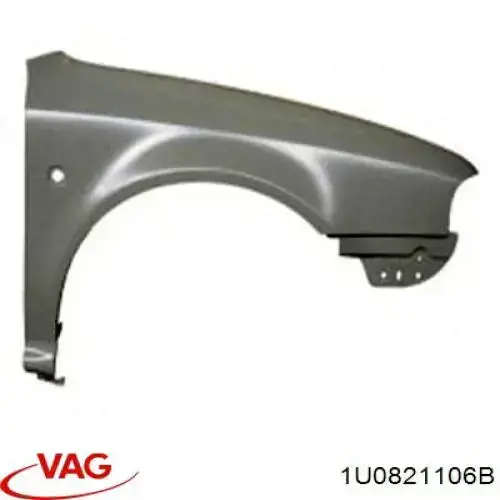 Błotnik przedni prawy VAG 1U0821106B cena, od 82,99 USD