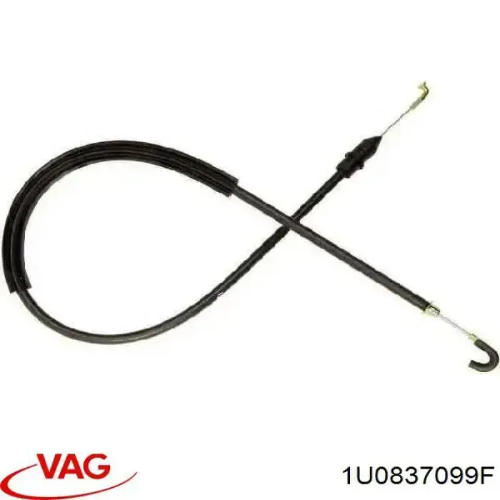 Linka (cięgno) otwierania zamka drzwi przednich VAG 1U0837099F cena, od 8,16 USD
