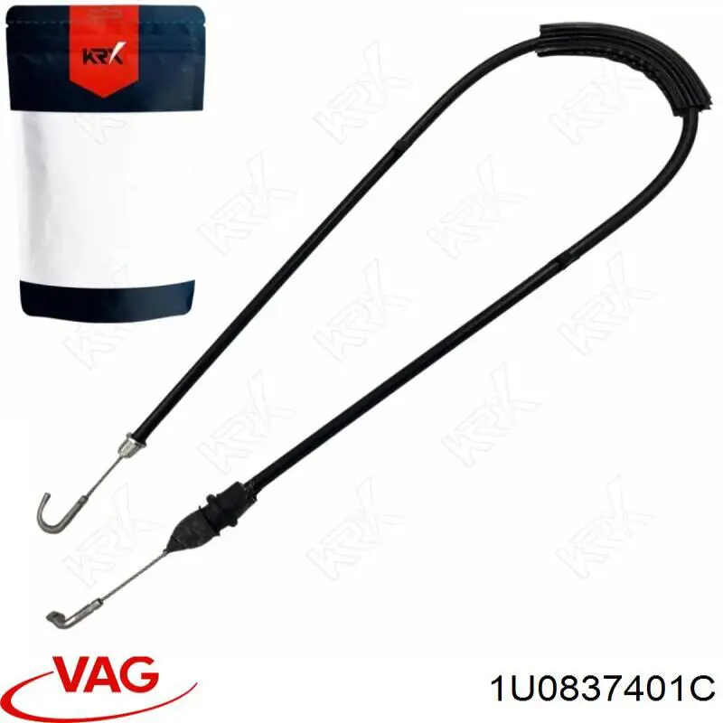 1U0837401C VAG Mechanizm podnoszenia szyby drzwi przednich lewych