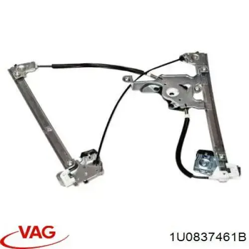 Mechanizm podnoszenia szyby drzwi przednich lewych VAG 1U0837461B cena, od 37,01 USD