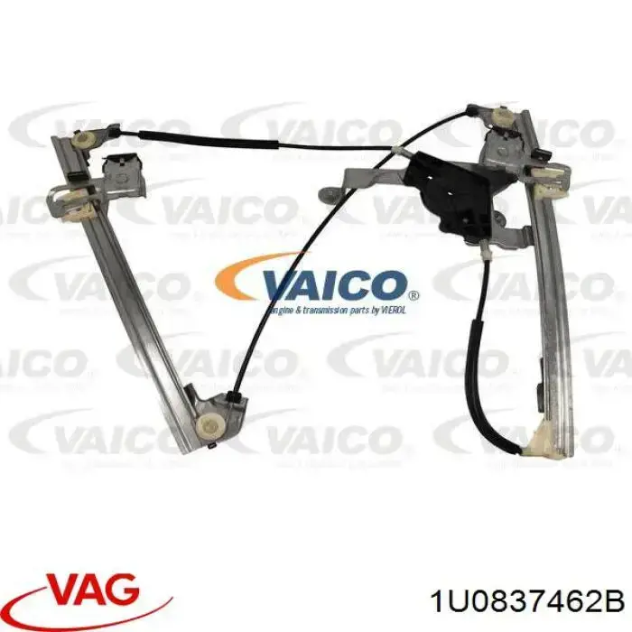 Do koszyka 1U0837462B VAG Mechanizm podnoszenia szyby drzwi przednich prawych