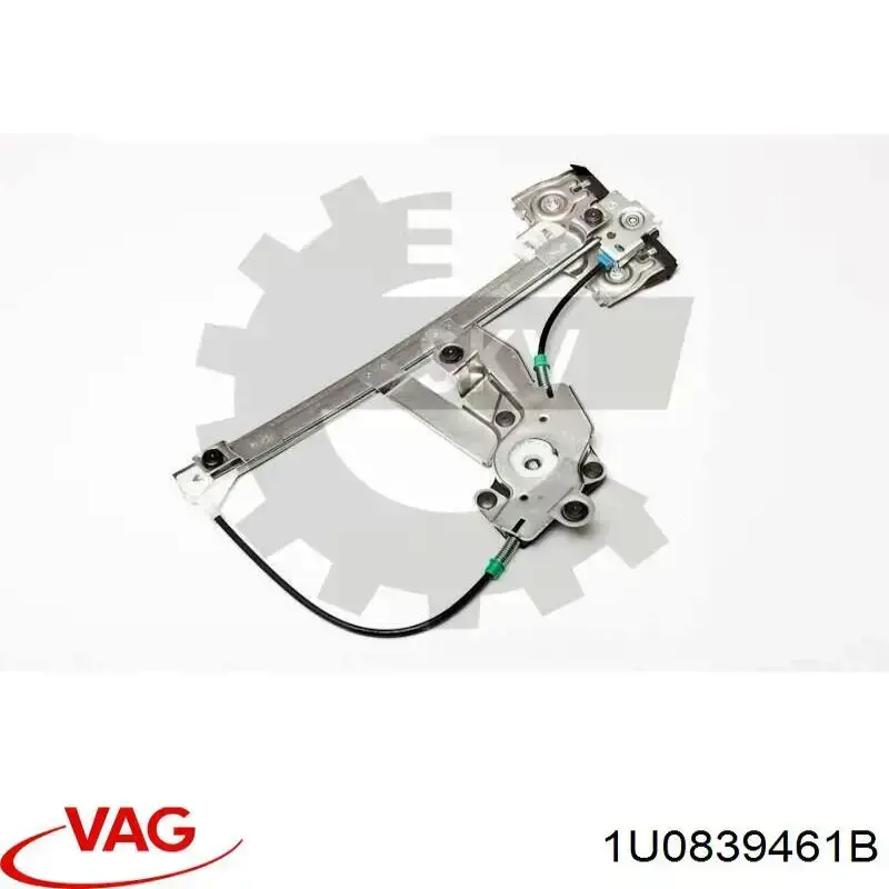 1U0839461B VAG Mechanizm podnoszenia szyby drzwi tylnych lewych