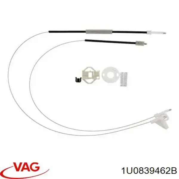 Mechanizm podnoszenia szyby drzwi tylnych prawych VAG 1U0839462B cena, od 33,26 USD