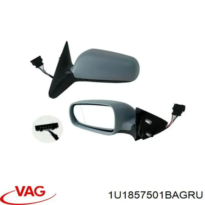 1U1857501BAGRU VAG Lusterko wsteczne lewe