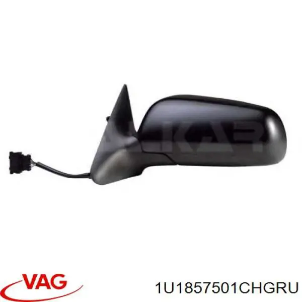 Lusterko wsteczne lewe VAG 1U1857501CHGRU cena, od 90,39 USD