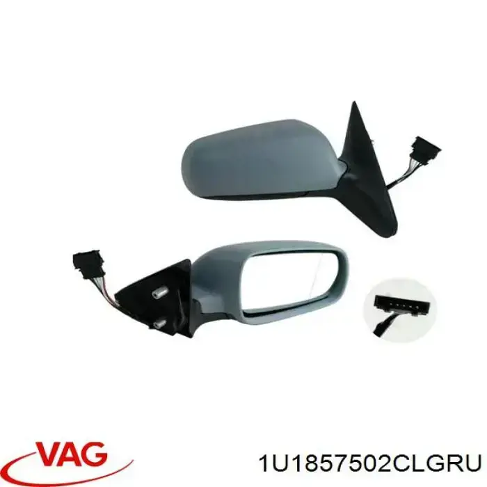 Lusterko wsteczne prawe VAG 1U1857502CLGRU cena, od 68,10 USD