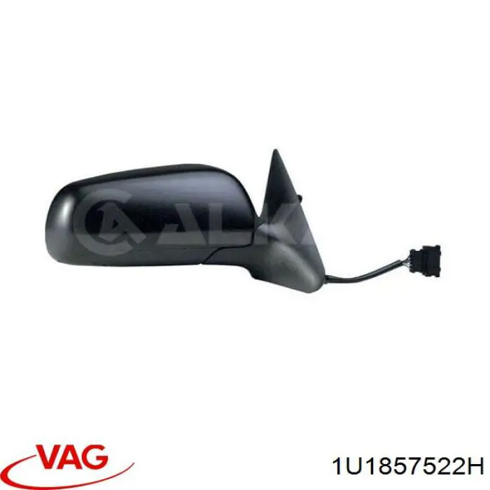 Do koszyka 1U1857522H VAG Wkład lusterka wstecznego prawego