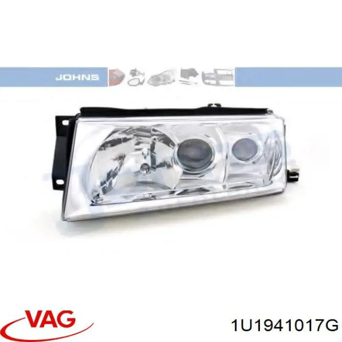 Reflektor lewy VAG 1U1941017G cena, od 242,05 USD