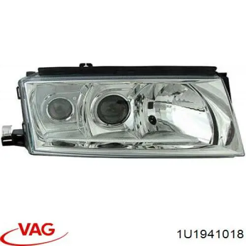 1U1941018 VAG Reflektor prawy