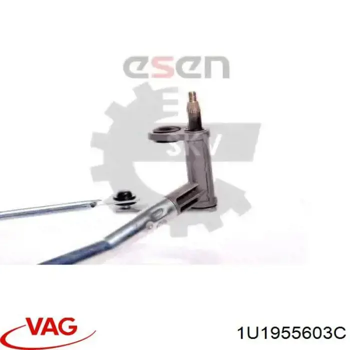 1U1955603C VAG Mechanizm wycieraczek