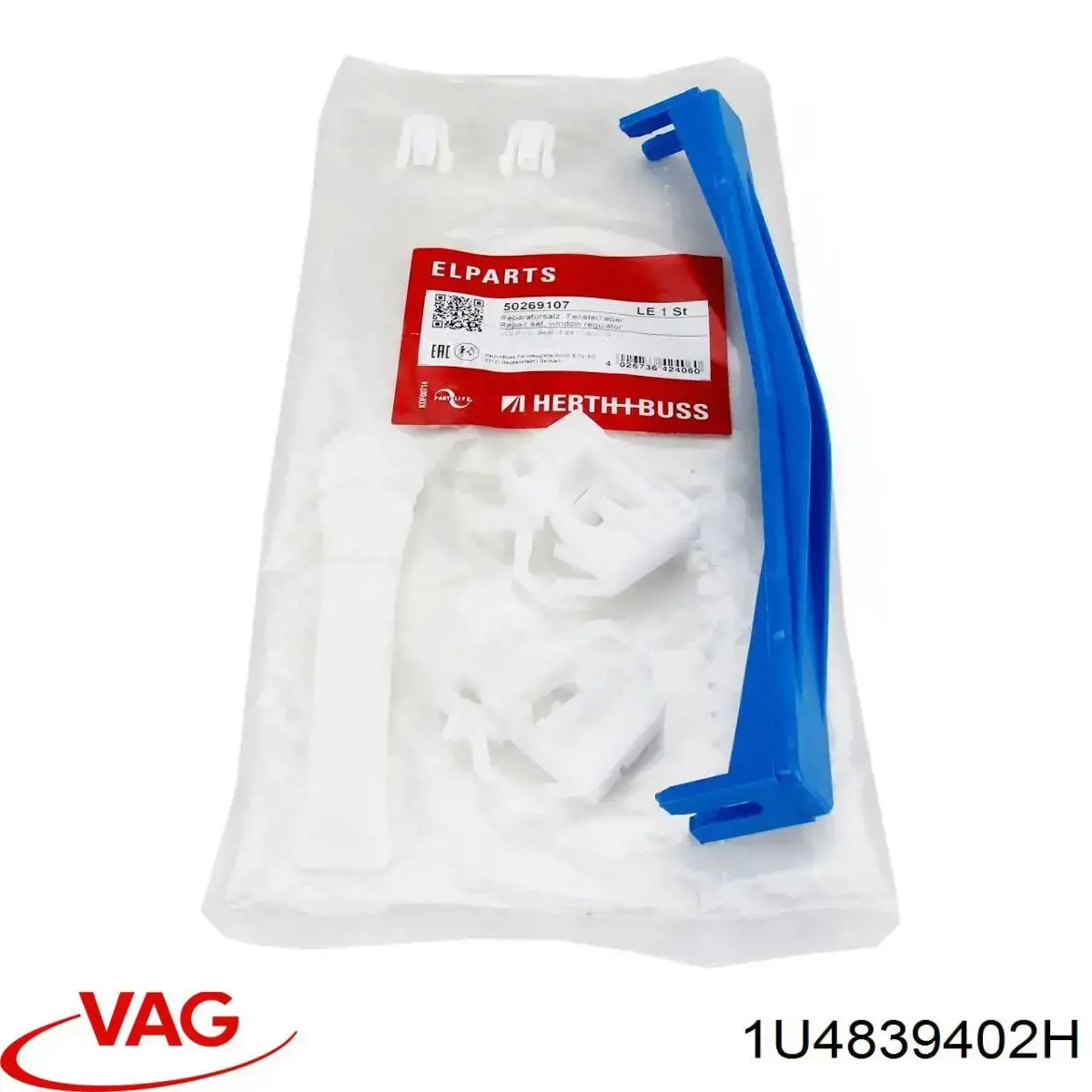1U4839402H VAG Mechanizm podnoszenia szyby drzwi tylnych prawych