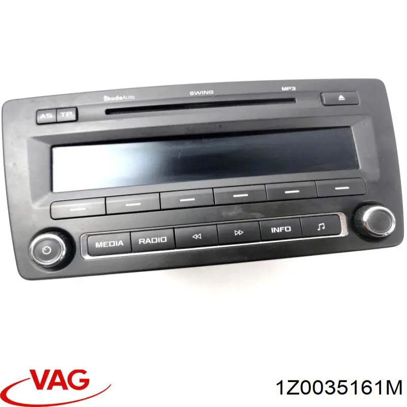 Do koszyka Radioodtwarzacz (radio AM/FM) Skoda Yeti  5L, 5L1, 5L2, 5L6, 5L7