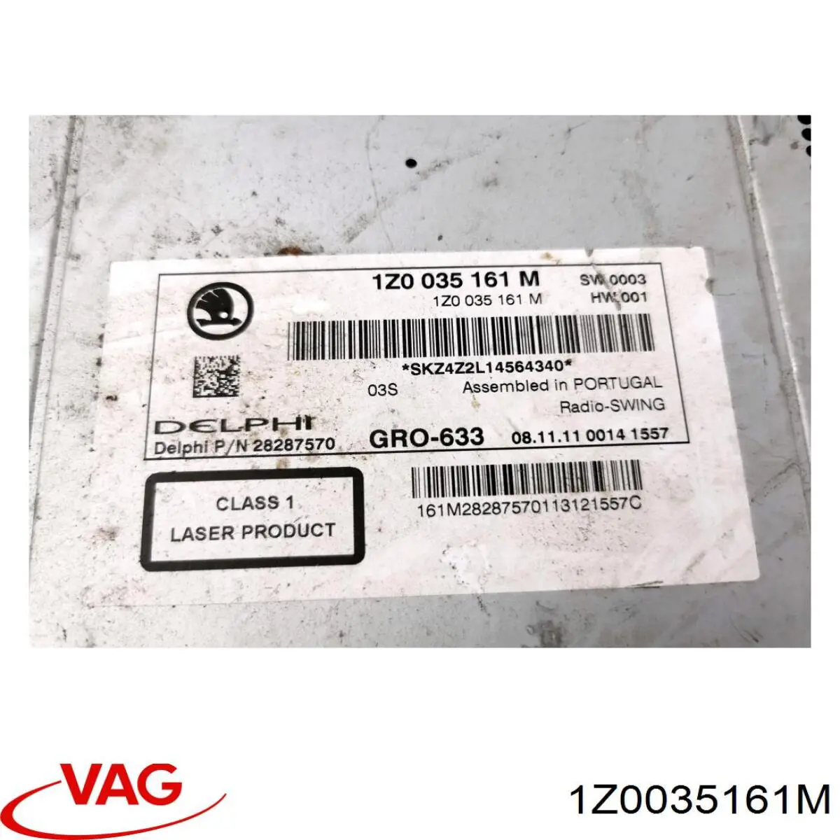 Radioodtwarzacz (radio AM/FM) Skoda Yeti 