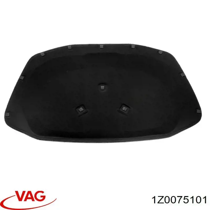 Do koszyka 1Z0075101 VAG Chlapacze tylne, komplet