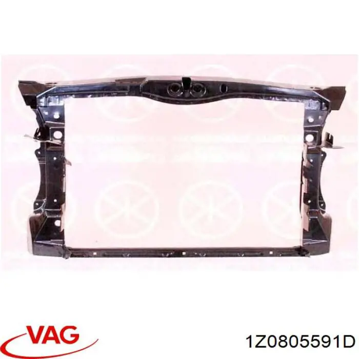 Osłona chłodnicy kompletna (panel mocowania reflektorów) VAG 1Z0805591D cena, od 89,70 USD