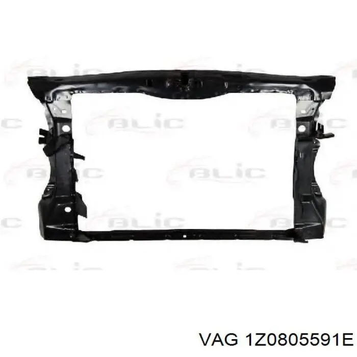 Osłona chłodnicy kompletna (panel mocowania reflektorów) VAG 1Z0805591E cena, od 83,06 USD