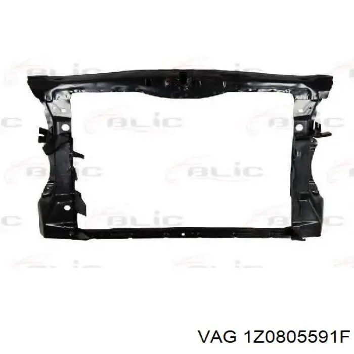 1Z0805591F VAG Osłona chłodnicy kompletna (panel mocowania reflektorów)