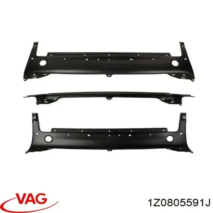Osłona chłodnicy kompletna (panel mocowania reflektorów) VAG 1Z0805591J cena, od 93,46 USD