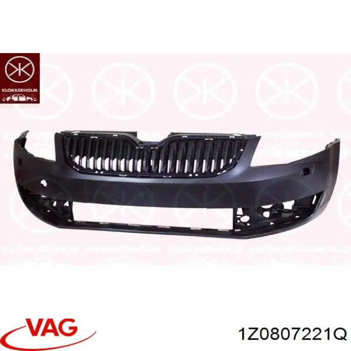 Do koszyka 1Z0807221Q VAG Zderzak przedni