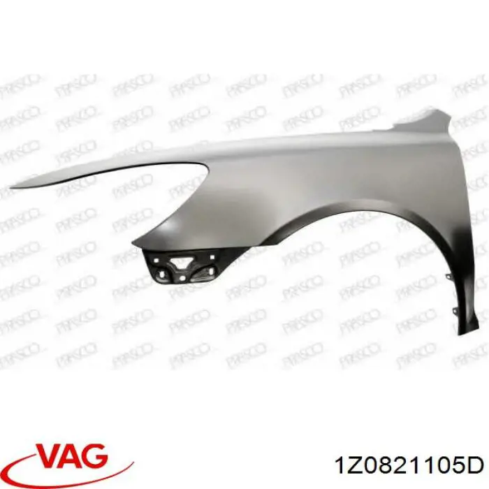 Błotnik przedni lewy VAG 1Z0821105D cena, od 81,02 USD