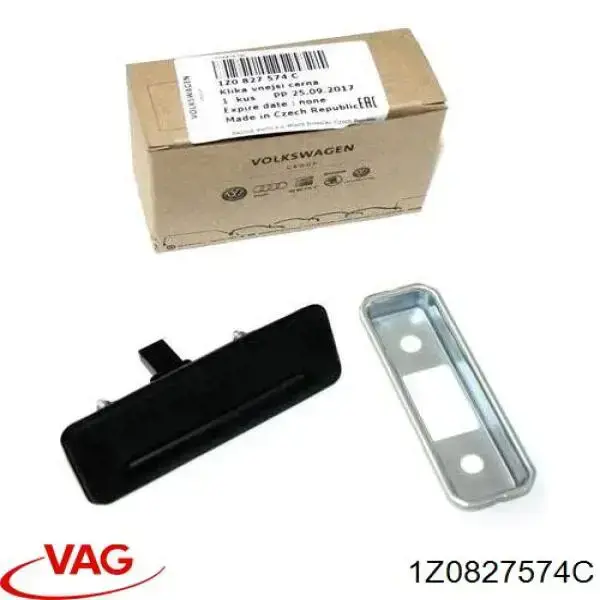 Klamka bagażnika (drzwi 3/5 tylnych) zewnętrzna VAG 1Z0827574C cena, od 23,84 USD