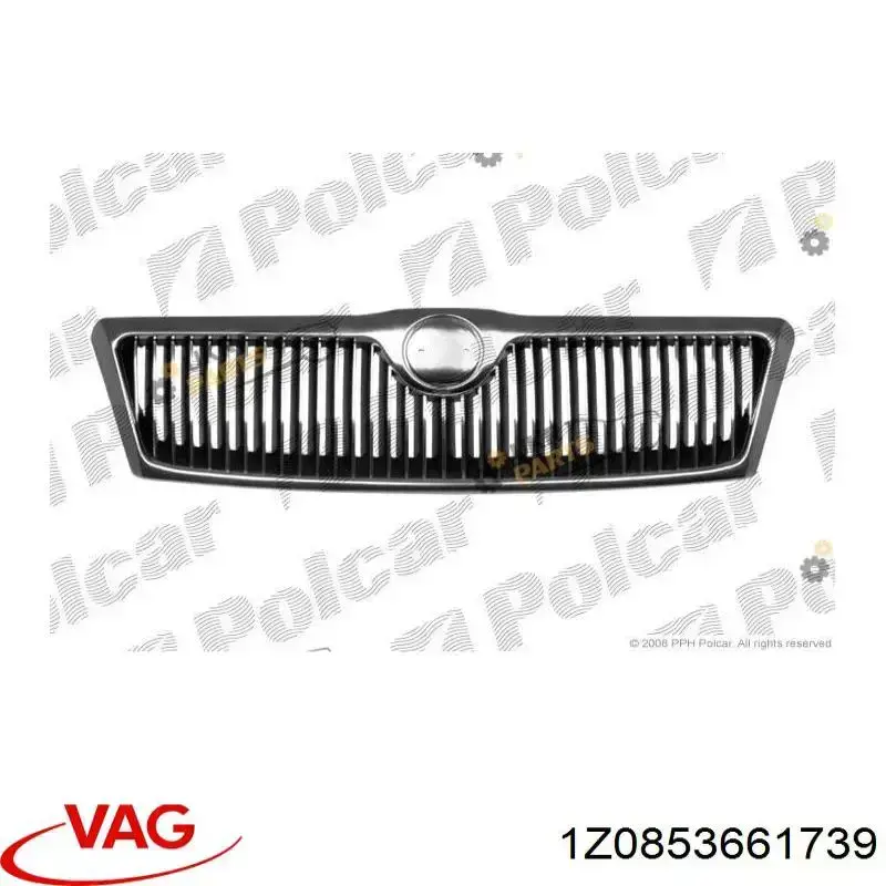 1Z0853661739 VAG Nakładka (ramka) atrapy chłodnicy