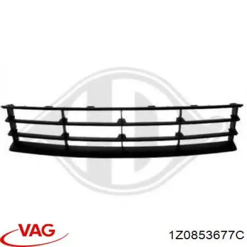 Kratka zderzaka przedniego VAG 1Z0853677C cena, od 17,24 USD