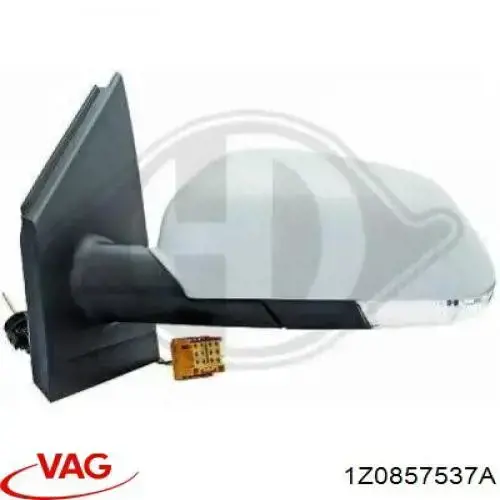 1Z0857537A VAG Nakładka (pokrywa) lusterka wstecznego lewa