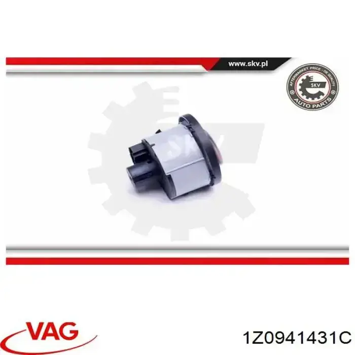 Przełącznik światła reflektorów na "torpedo" VAG 1Z0941431C cena, od 29,61 USD
