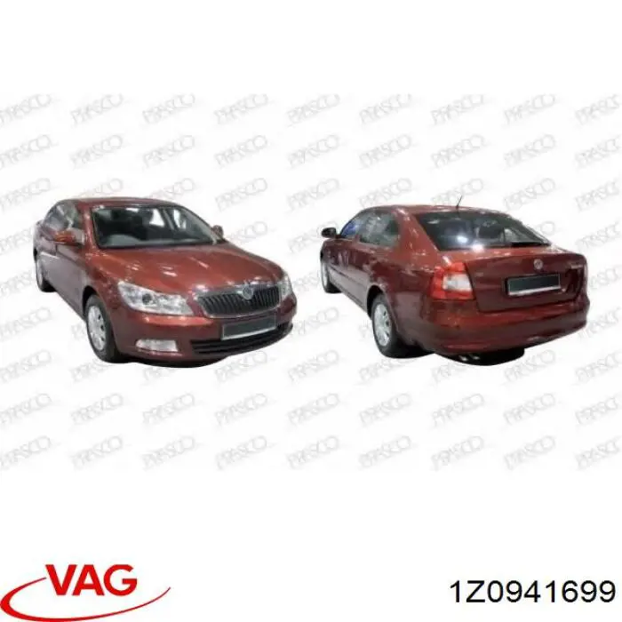 Lampa przeciwmgielna lewa VAG 1Z0941699 cena, od 42,00 USD